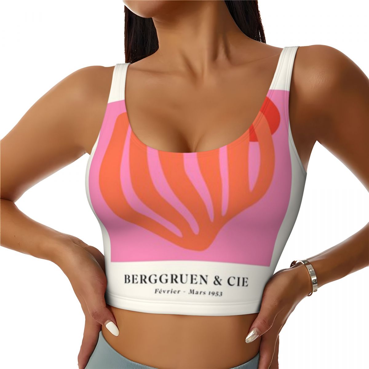 Yoga Fitness Holiday - Lightweight Sports Tank Matisse Papiers D