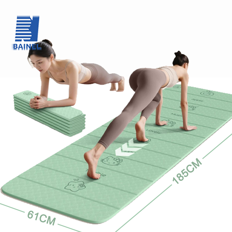 Yoga Fitness Holiday - TPE Folding Yoga Mat Fitness Dance