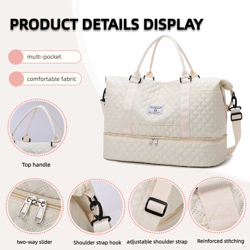 Large Capacity Travel Duffels  - Yoga Fitness Bag ulasan dan harga