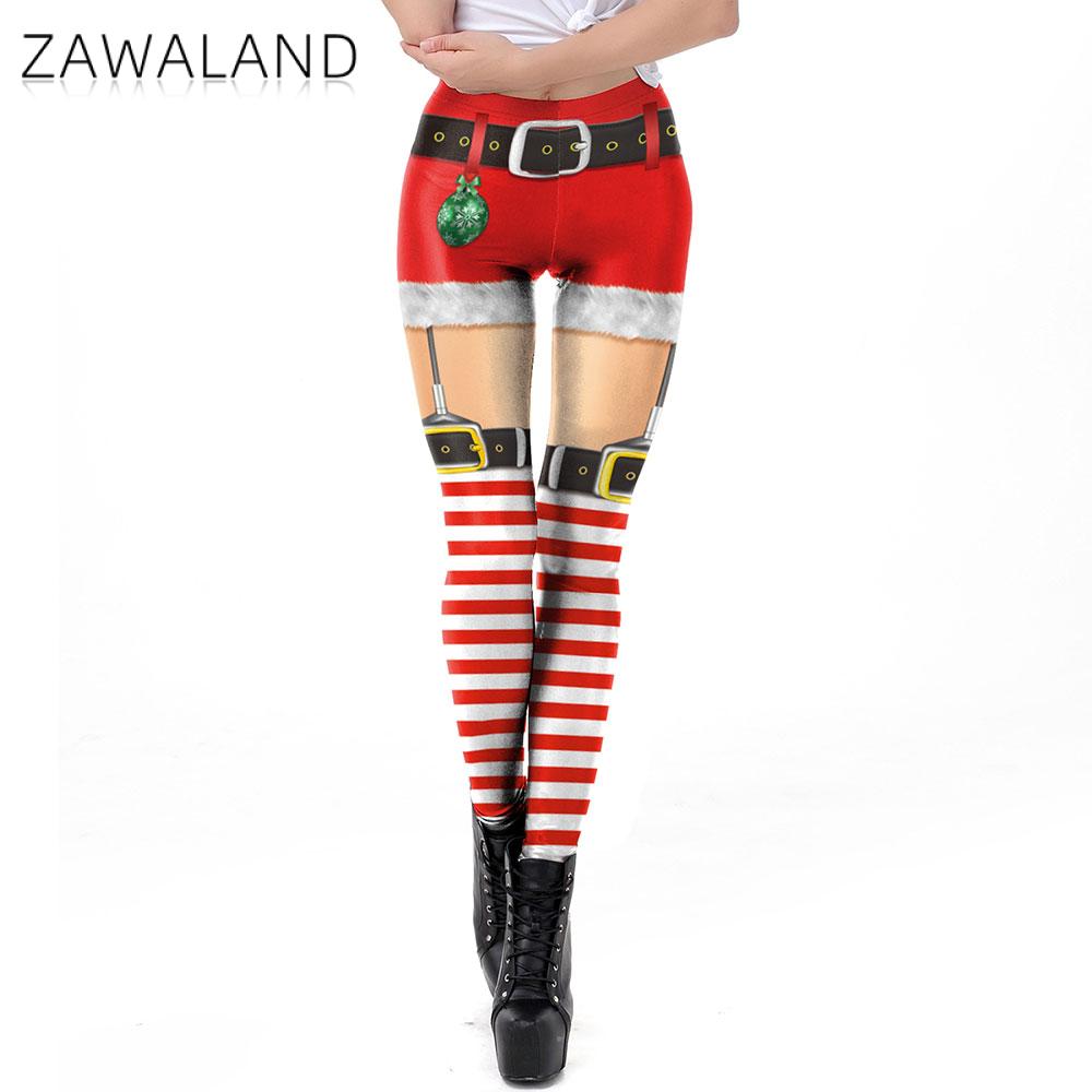 Zawaland Christmas Yoga Leggin - Yoga Fitness Holiday ulasan dan harga