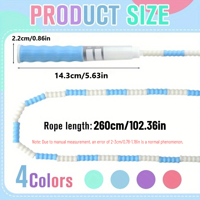 Bamboo Joint Soft Bead Skippin - Speed Skipping Rope ulasan dan harga