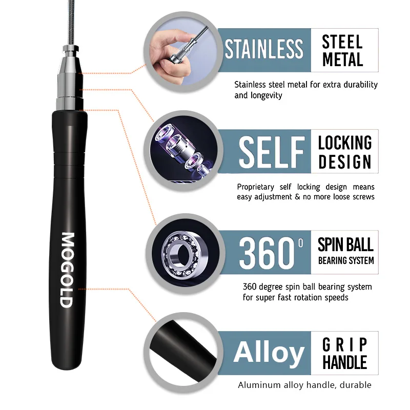 Crossfit Speed Jump Rope Exerc - Speed Skipping Rope ulasan dan harga