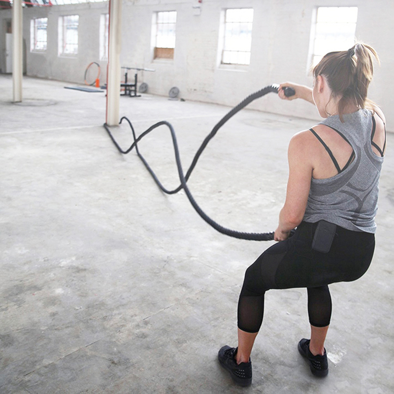 9M/12M/15M Fitness Battle Rope - Battle Rope Exercise ulasan dan harga
